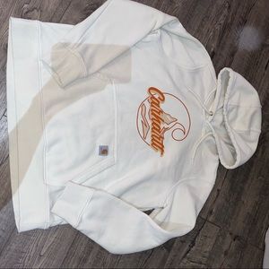 Carhartt Malt Relaxed Fit Midweight Logo Graphic Hoodie sweatshirt